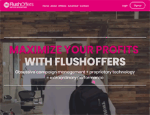 Tablet Screenshot of flushoffers.com